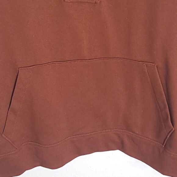 A New Day Rust Pullover Sweatshirt, Quarter Zip & Handwarmers, Size XXL,NWOT - Picture 5 of 9